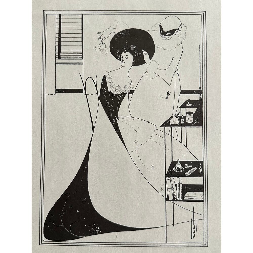 Aubrey Beardsley, Toilet of Salome, Oscar Wilde, Art Print, ~ 250726-WH 240 B